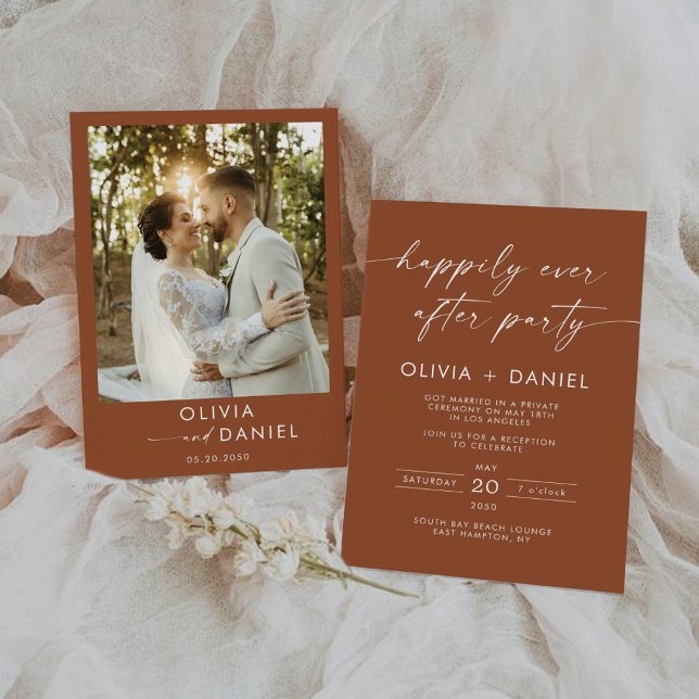 Einladung zur Minimalistischen Hochzeitsfeier (Von Creator hochgeladen)