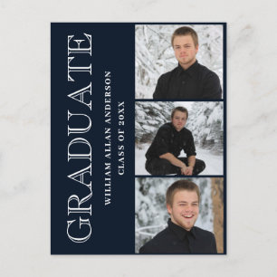 Einladung zur Modernen Partei für die Graduierung  Postkarte