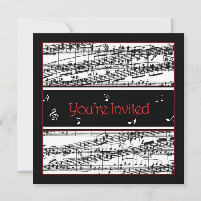 Einladung zur Musik - Fakultative Nutzung (Vorderseite)