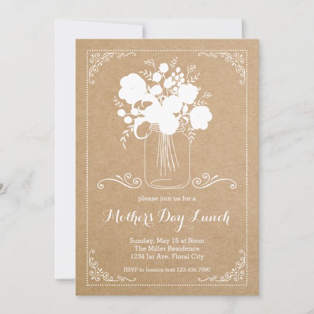 Einladung zur Mutter (Vorderseite)