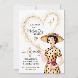 Einladung zur Mutter - Asiatische Frau mit Hut