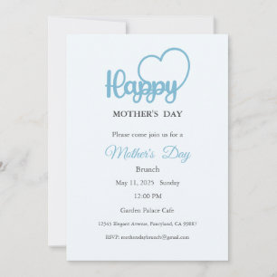 Einladung zur Mutter, Mittagessen am Muttertag