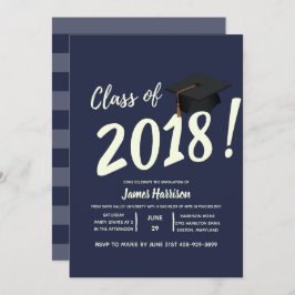 Einladung zur Nautic Navy Blue Graduation Party