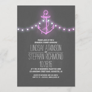 Einladung zur nautischen Probe in Chalkboard