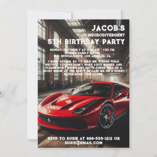 Einladung zur Neurodivergent Autistic Birthday Par