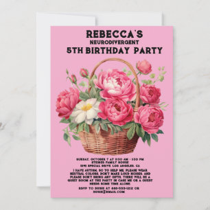 Einladung zur Neurodivergent Autistic Birthday Par