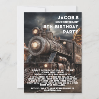 Einladung zur Neurodivergent Autistic Birthday Par