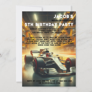 Einladung zur Neurodivergent Autistic Birthday Par