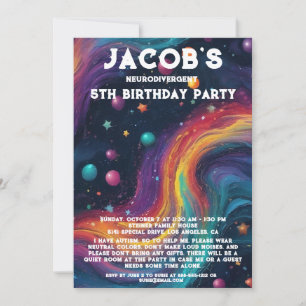 Einladung zur Neurodivergent Autistic Birthday Par