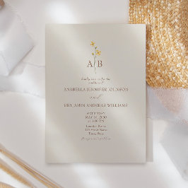 Einladung zur neutralen Wildblume