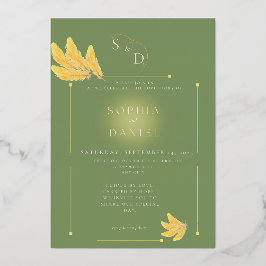 Einladung zur Open Spirit Olive Green Wedding