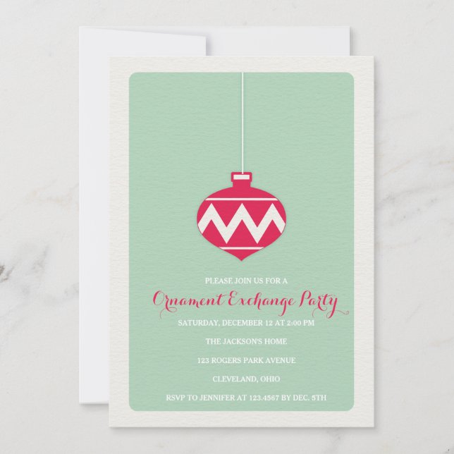 Einladung zur Ornamentenbörse (Vorderseite)