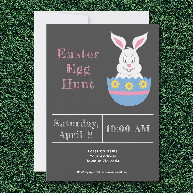 Einladung zur Ostereierjagd (Easter Egg Hunt Invitation)