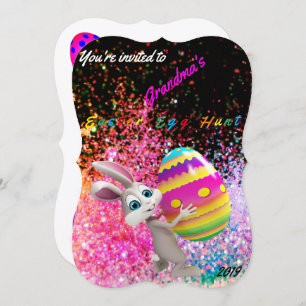 Einladung zur Ostereierjagd - Personalisierung des