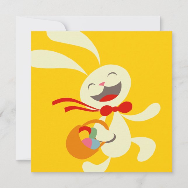 Einladung zur Ostereijagd (Vorderseite)