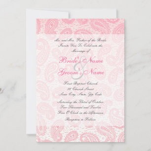 Einladung zur Paisley Hochzeit