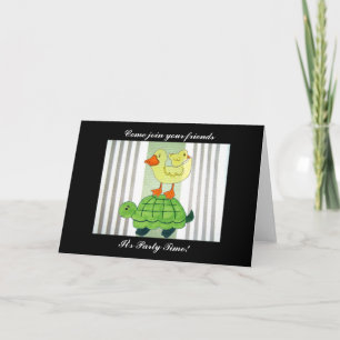 Einladung zur Partyzeit - leer