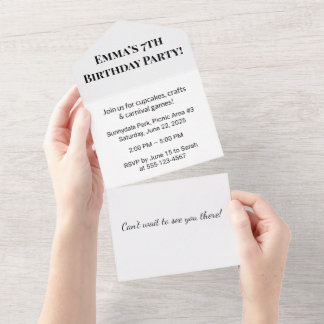 Einladung zur personalisierten Geburtstagspartei