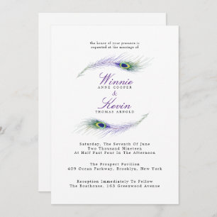 Einladung zur Pfauenhochzeit