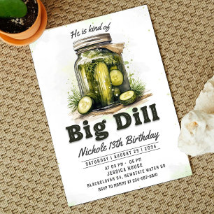 Einladung zur Pickles und Jar Geburtstagsfeier