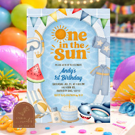 Einladung zur Pool-Geburtstagsfeier in der Sonne