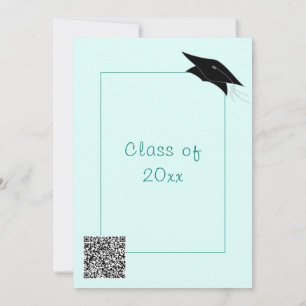 Einladung zur QR Code Graduation Party - Ihre Farb