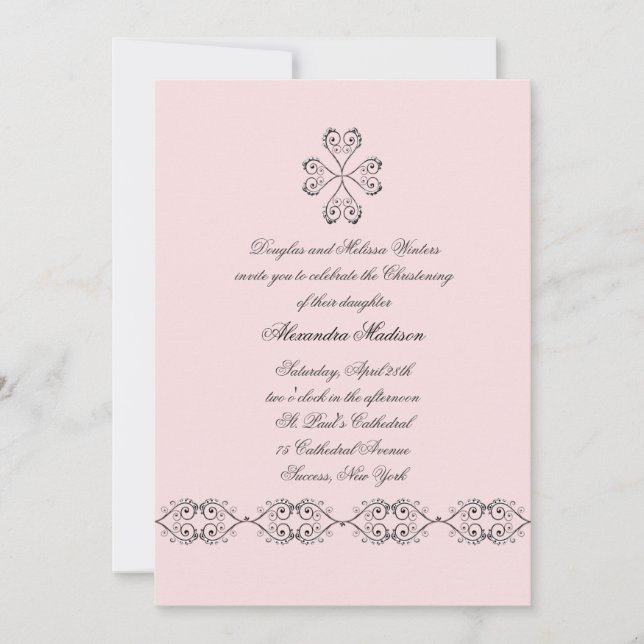 Einladung zur religiösen Feier (Vorderseite)