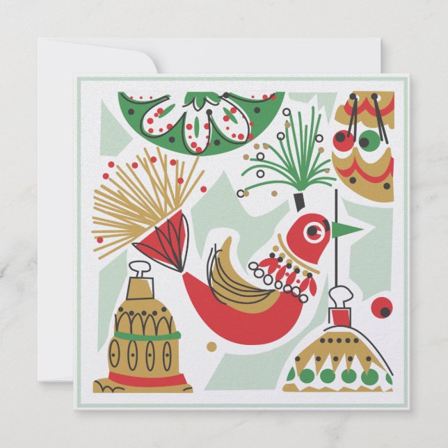 Einladung zur Retro-Feier (Vorderseite)