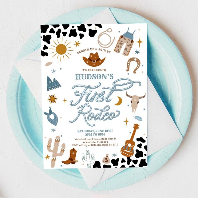 Einladung zur Rodeo Cowboy Party (Von Creator hochgeladen)