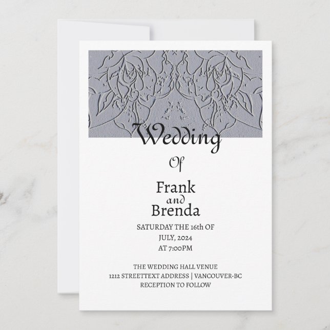 Einladung zur Rose Stone (Vorderseite)