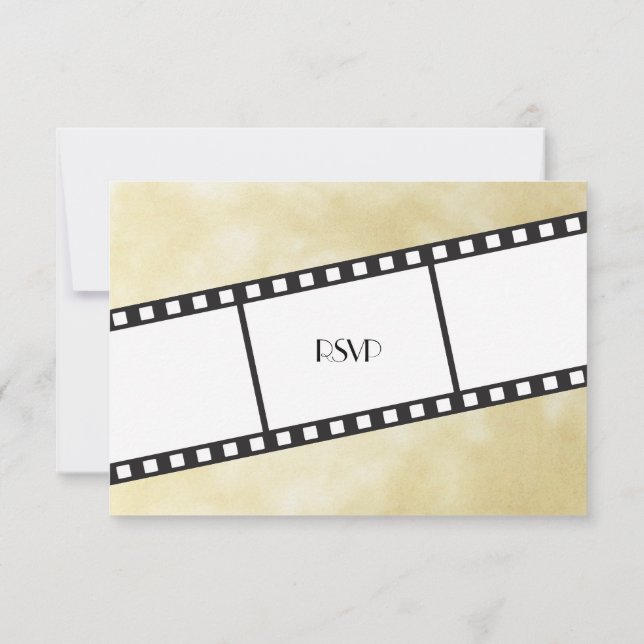 Einladung zur RSVP-Reaktion im Filmstreifen auf Ho (Rückseite)