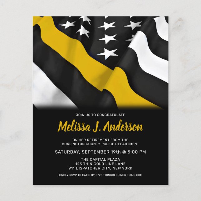 Einladung zur Rückgabe von Haushaltsmitteln in der (Vorderseite)