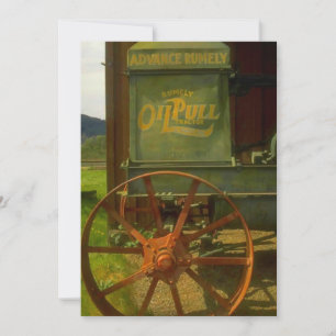 Einladung zur Ruhestandsfeier Vintage grüner Trakt