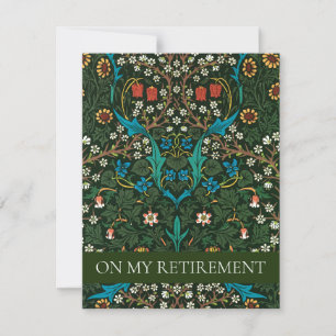 EINLADUNG ZUR RUHESTANDSFEIER VON WILLIAM MORRIS