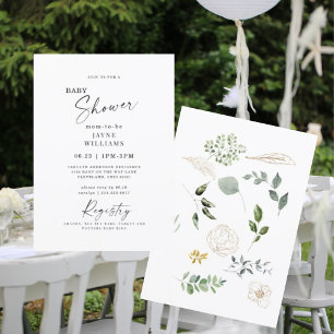 Einladung zur Scene Baby Shower