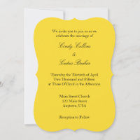 Einladung zur Schlichten Hochzeit
