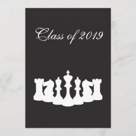 Einladung zur Schwarz-Weiß-Schach-Graduierungspart