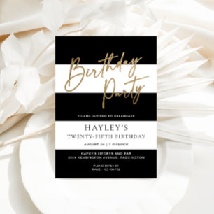 Einladung zur Schwarz-weißen Streifenfrucht