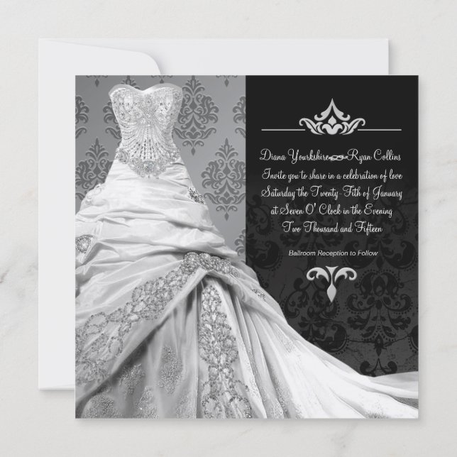 Einladung zur Schwarzen Krawatte (Rückseite)