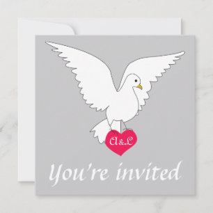 Einladung zur Silver Dove Hochzeit