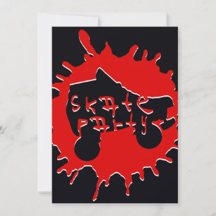 Einladung zur Skate-Splatter-Party