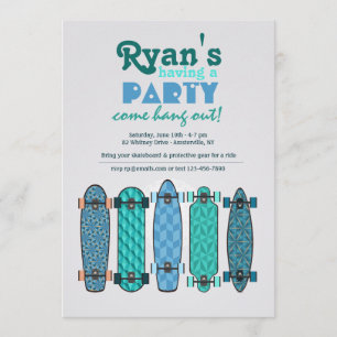 Einladung zur Skateboardkollektion