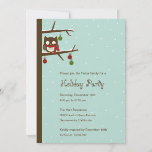 Einladung zur Snow Owl Holiday Party