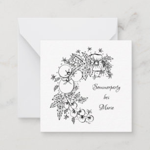 Einladung zur Sommerparty - Textbar