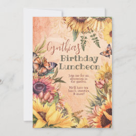 Einladung zur Sonnenblumen-Feier