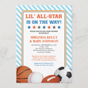 Einladung zur Sporthinderdusche, All Star Sports