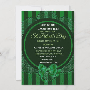 Einladung zur St. Patrick's Day Dinnerparty