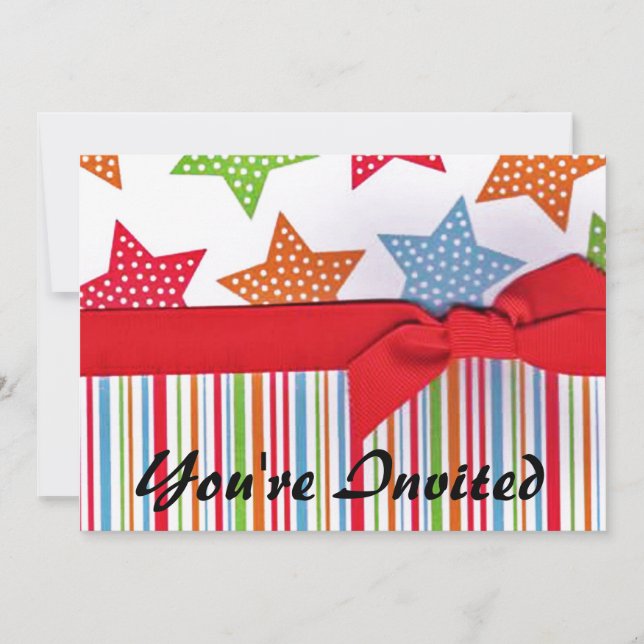 Einladung zur Star Card (Vorderseite)