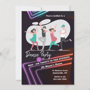 Einladung zur Tanzparty