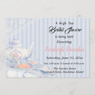 Einladung zur Tea Bridal Dusche